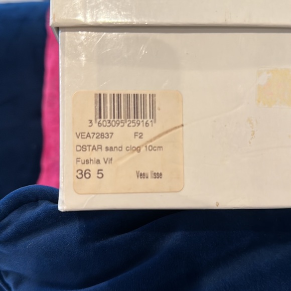 NIB Authentic Vintage Fuchsia Pink Christian DIOR Star Charm Sandal sz 36.5 - Picture 11 of 12